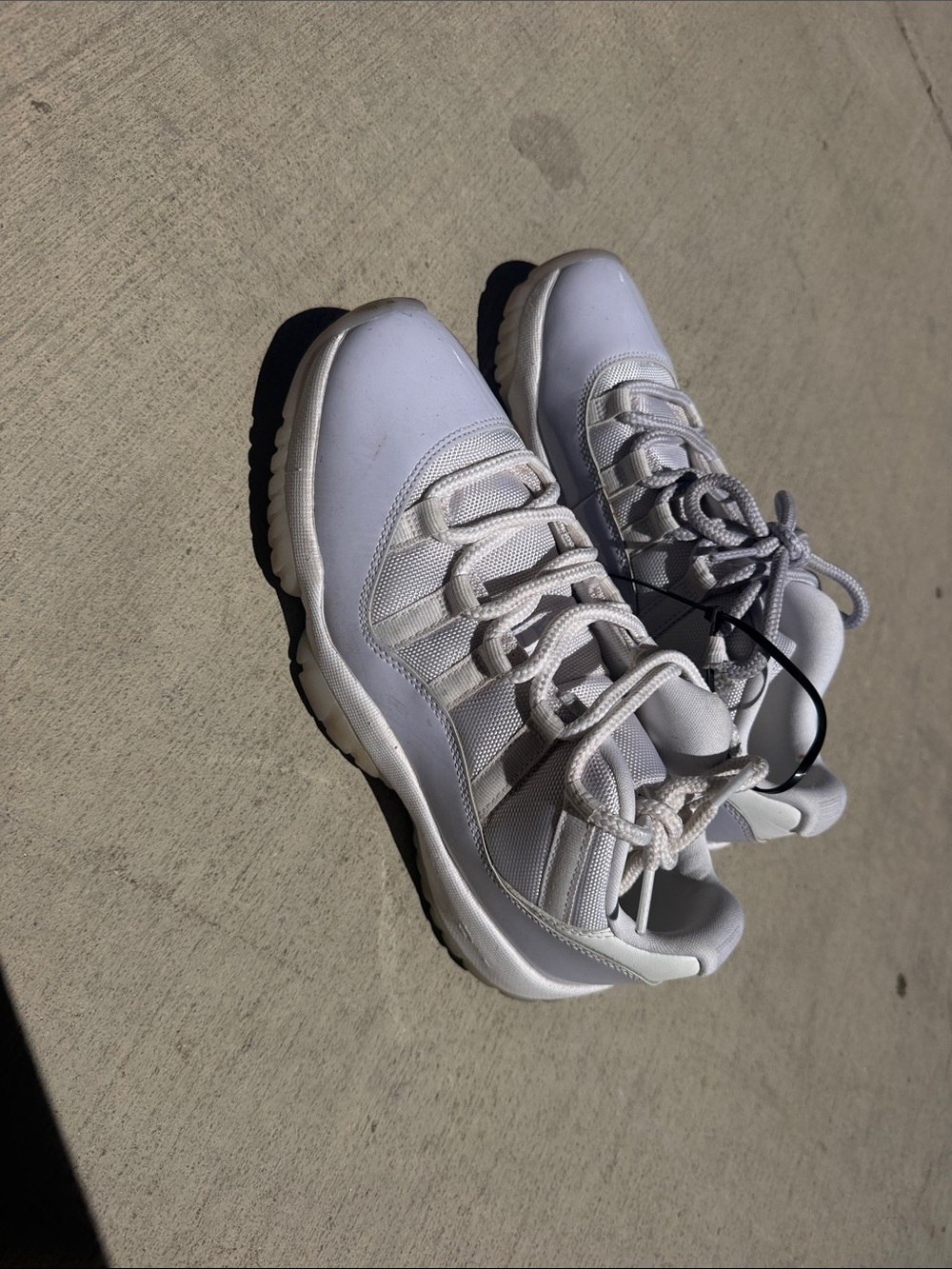 Jordan White and Black Women's Sneakers